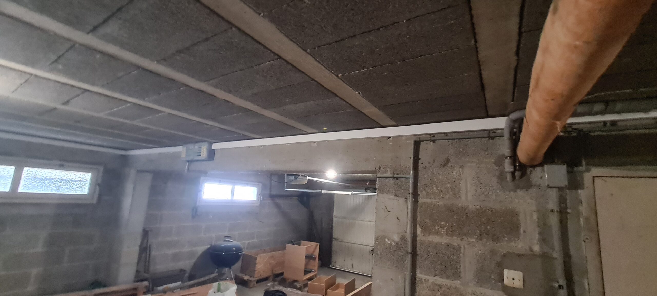 Plancher bas avant l'isolation