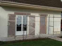 protection de chantier pour ravalement de façade